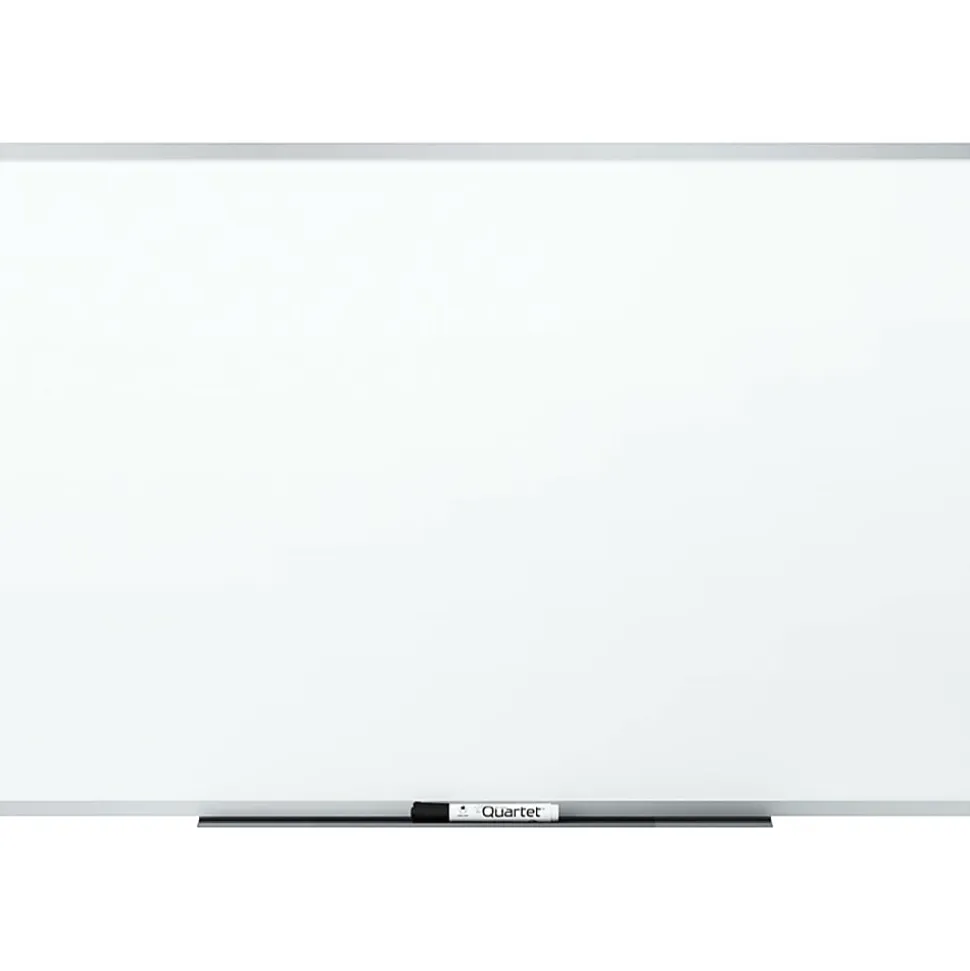 Quartet® Standard DuraMax® Porcelain Magnetic Dry-Erase Whiteboard, 96" x 48", Aluminum Frame With Silver Finish