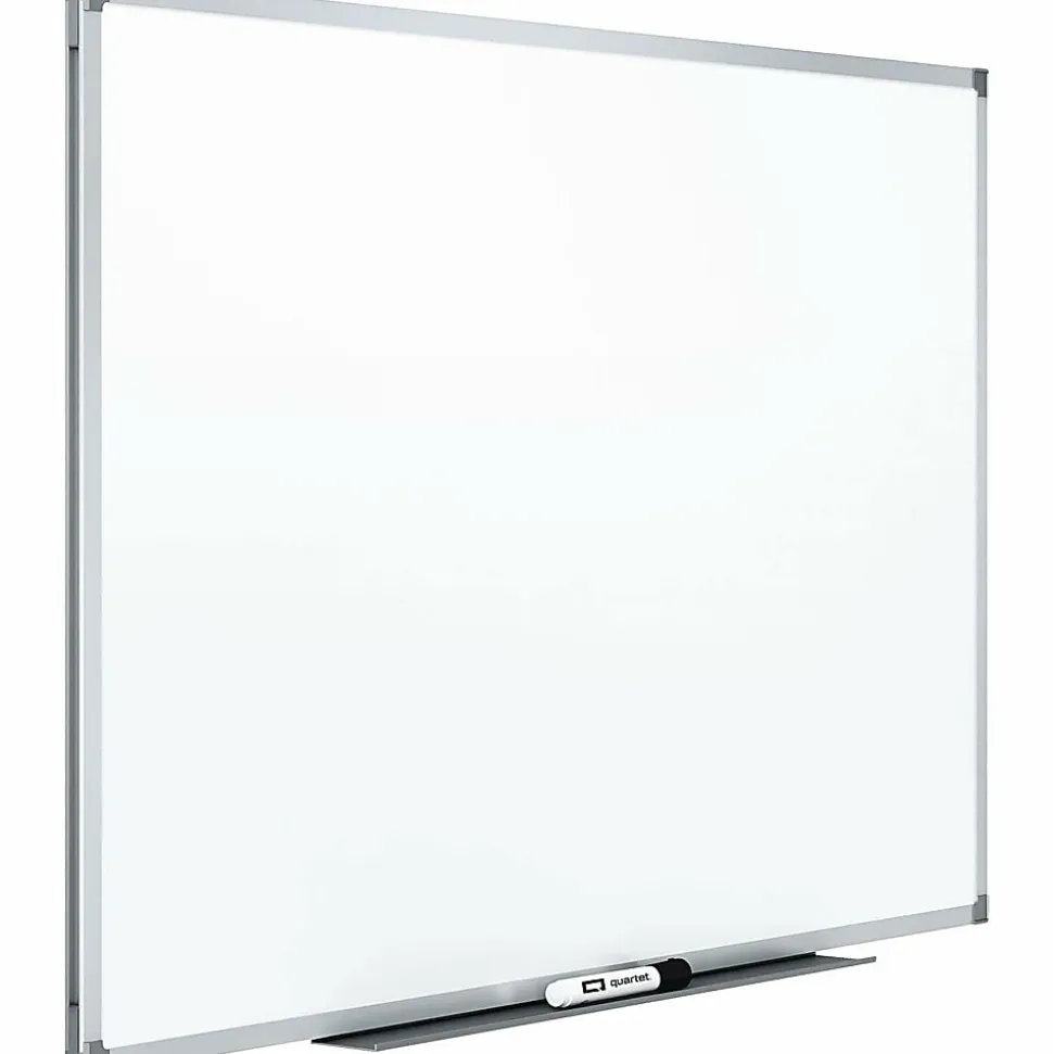Quartet® Standard DuraMax® Porcelain Magnetic Dry-Erase Whiteboard, 96" x 48", Aluminum Frame With Silver Finish