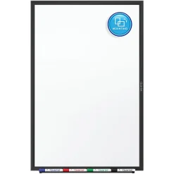Quartet® Standard Melamine Dry-Erase Whiteboard, 36" x 48", Aluminum Frame With Silver Finish