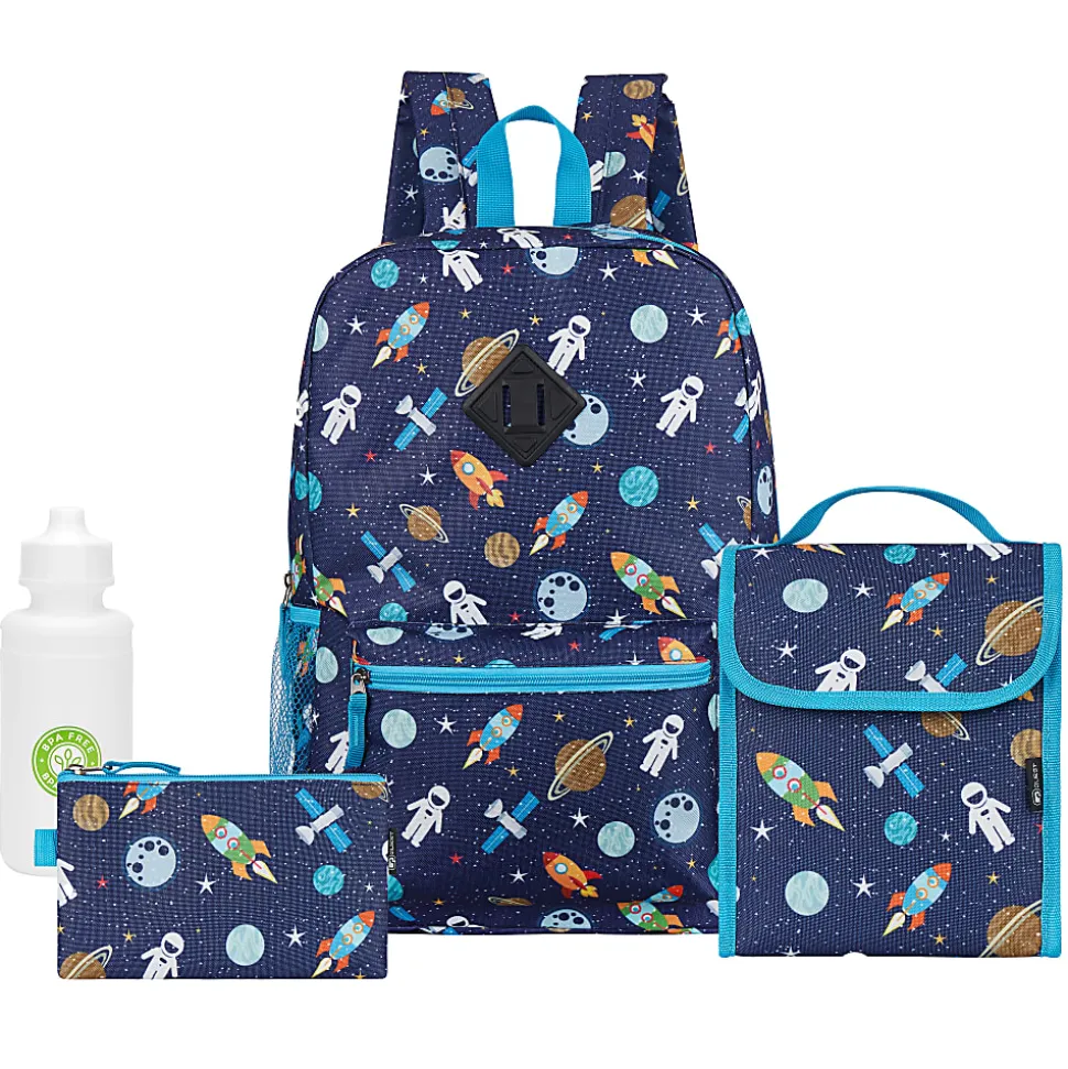 Quest 4-Piece Backpack Combo, Navy Space