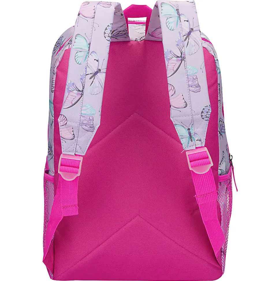 Quest 4-Piece Backpack Combo, Purple Butterfly