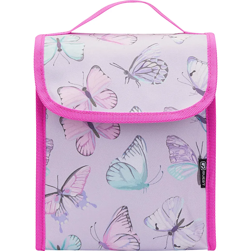 Quest 4-Piece Backpack Combo, Purple Butterfly