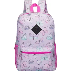 Quest 4-Piece Backpack Combo, Purple Butterfly