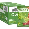 Quest Protein Chips, Chili Lime, 1.1 Oz, Pack Of 8 Bags