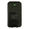 Quick Communication Corp.  High Capacity Solar Charger, Black, 78439