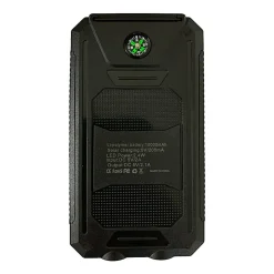 Quick Communication Corp. High Capacity Solar Charger, Black, 78439