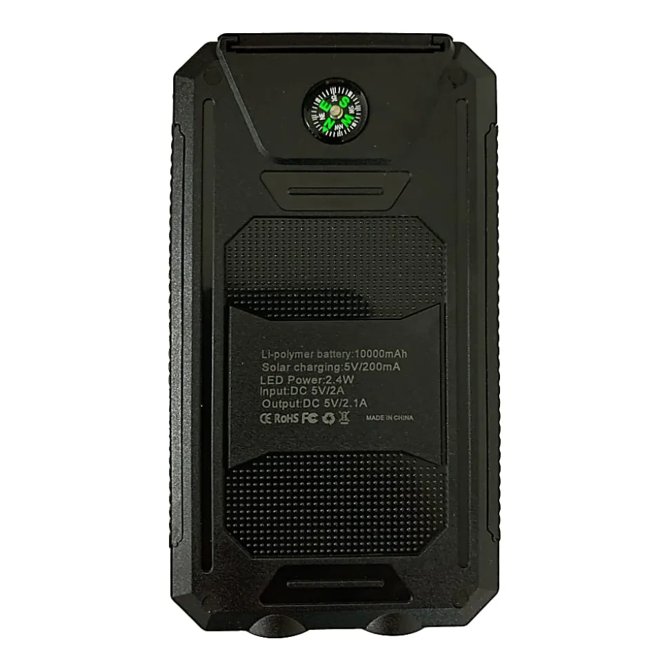 Quick Communication Corp. High Capacity Solar Charger, Black, 78439