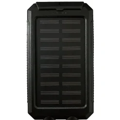 Quick Communication Corp. High Capacity Solar Charger, Black, 78439