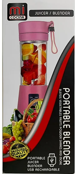 Quick Communication Corp. Mi Cocina Portable Mini Blender, Assorted Colors