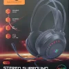 Quick Communication Corp.  Stereo Surround Gaming Headset, Black, 178491