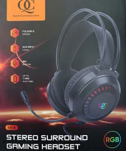Quick Communication Corp.  Stereo Surround Gaming Headset, Black, 178491