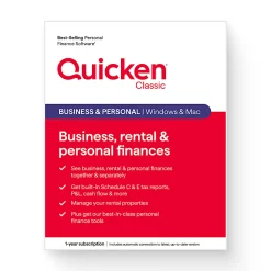 QUICKEN CLASSIC BUSINESS & PERSONAL 1YR