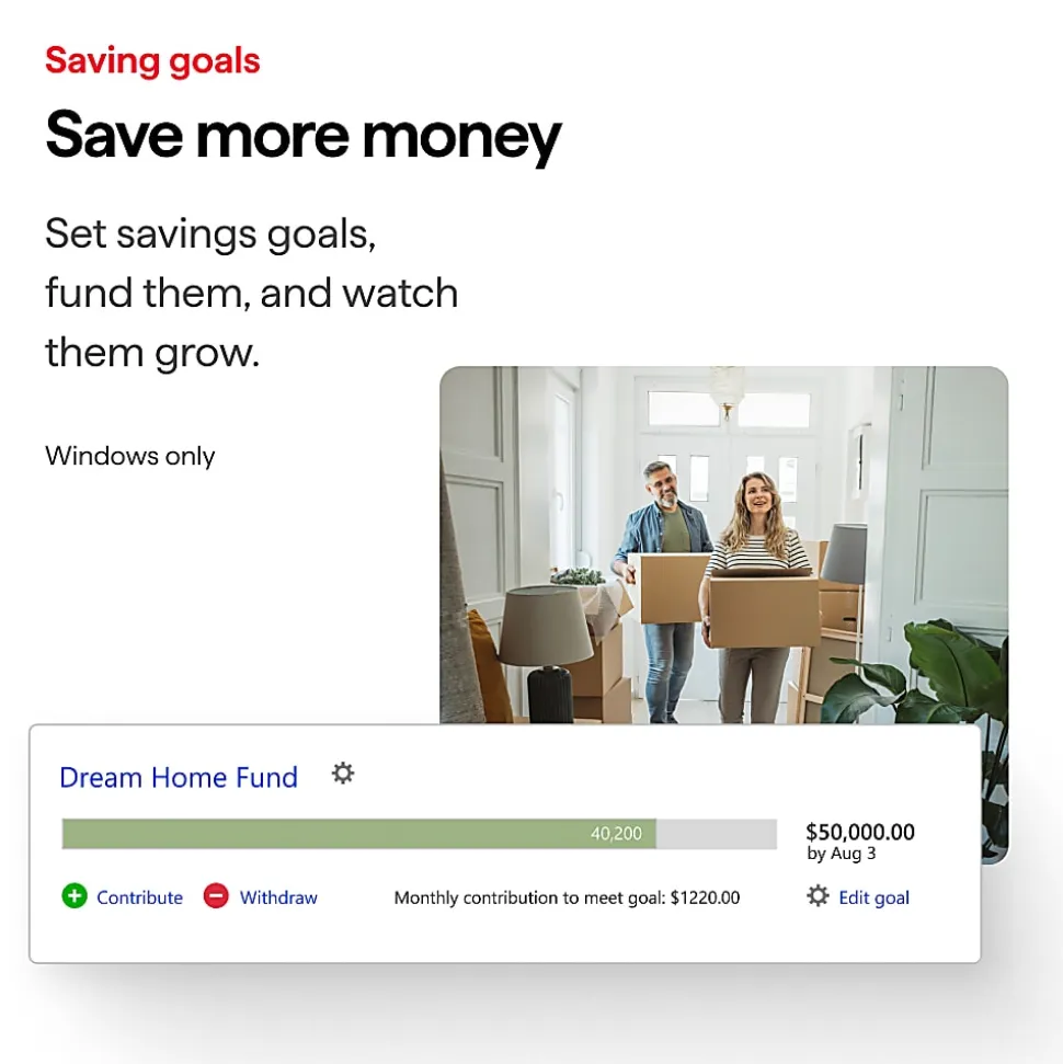 Quicken® Classic Deluxe, 1-Year Subscription, Windows®/Mac, Product Key