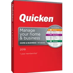 Quicken® Home & Business 2019 Personal Finance Software, For PC, Disc