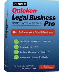 Quicken® Legal Business Pro 2019, Disc