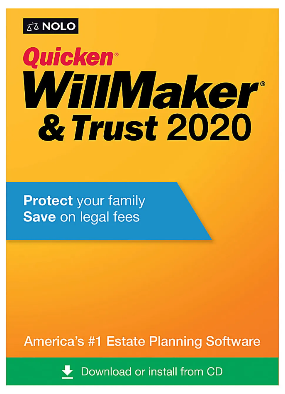 Quicken® WillMaker & Trust 2020, For PC/Mac®, Disc