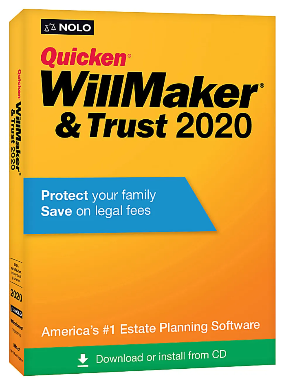 Quicken® WillMaker & Trust 2020, For PC/Mac®, Disc