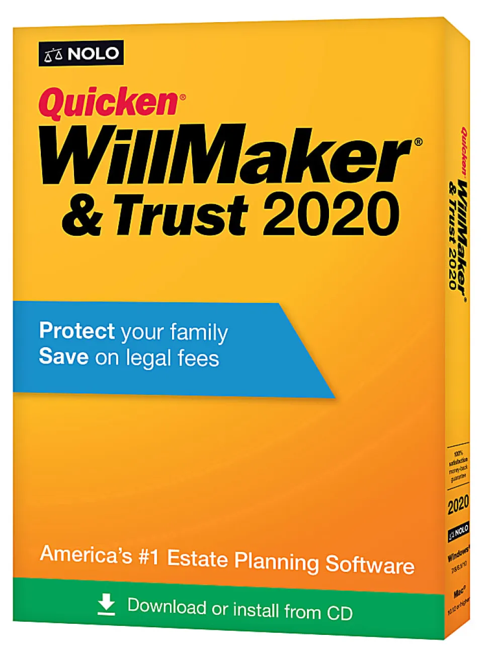 Quicken® WillMaker & Trust 2020, For PC/Mac®, Disc