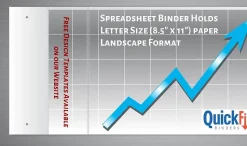 QuickFit® Landscape 3-Ring Binder, 1