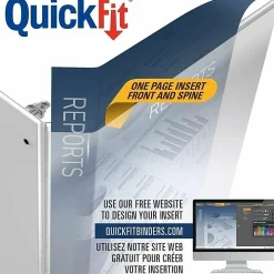 QuickFit® Landscape 3-Ring Binder, 1