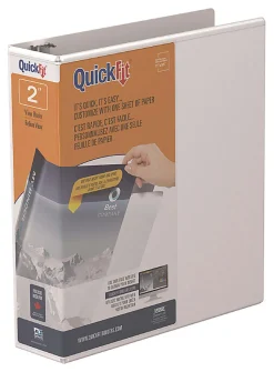 QuickFit® View 3-Ring Binder, 2