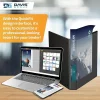 QuickFit® View 3-Ring Binder, 1 1/2" Angle D-Rings, Black