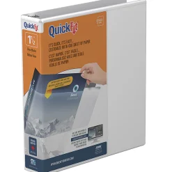 QuickFit® View 3-Ring Binder, 1 1/2