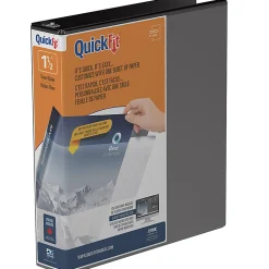 QuickFit® View 3-Ring Binder, 1 1/2