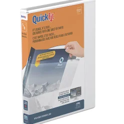 QuickFit® View 3-Ring Binder, 5/8