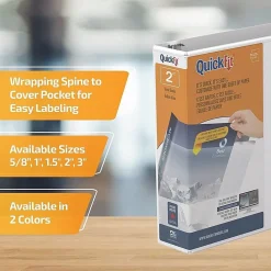 QuickFit® View 3-Ring Binder, 2