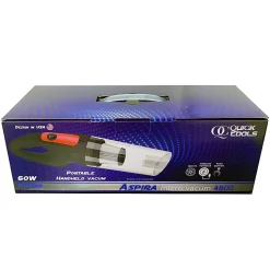 Quick Tools Portable Handheld Vacuum, Rechargeable USB Charging, Touch Switch, Power indicator, Color Black