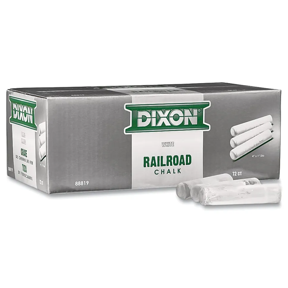 Railroad Chalks, 4 in, White
