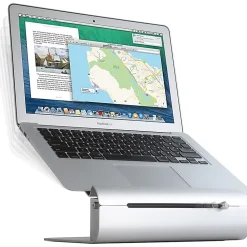 Rain Design iLevel2 Adjustable Height Laptop Stand - iLevel 2 Is A Dynamic Stand With A Unique Height Adjustment Slider On The Front Panel