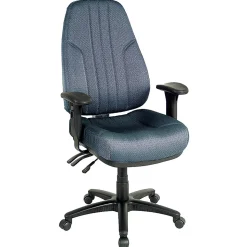 Raynor® Miranda Multifunction High-Back Chair, Pewter/Black