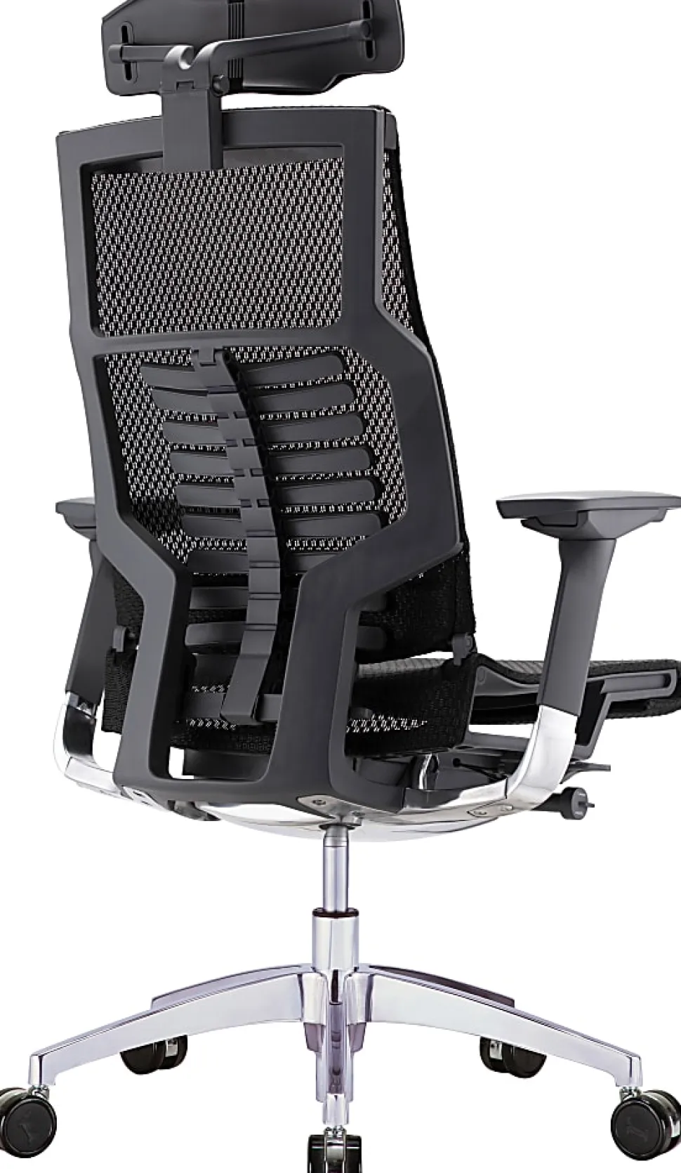 Raynor® Powerfit Ergonomic Mesh High-Back Executive Office Chair, Black