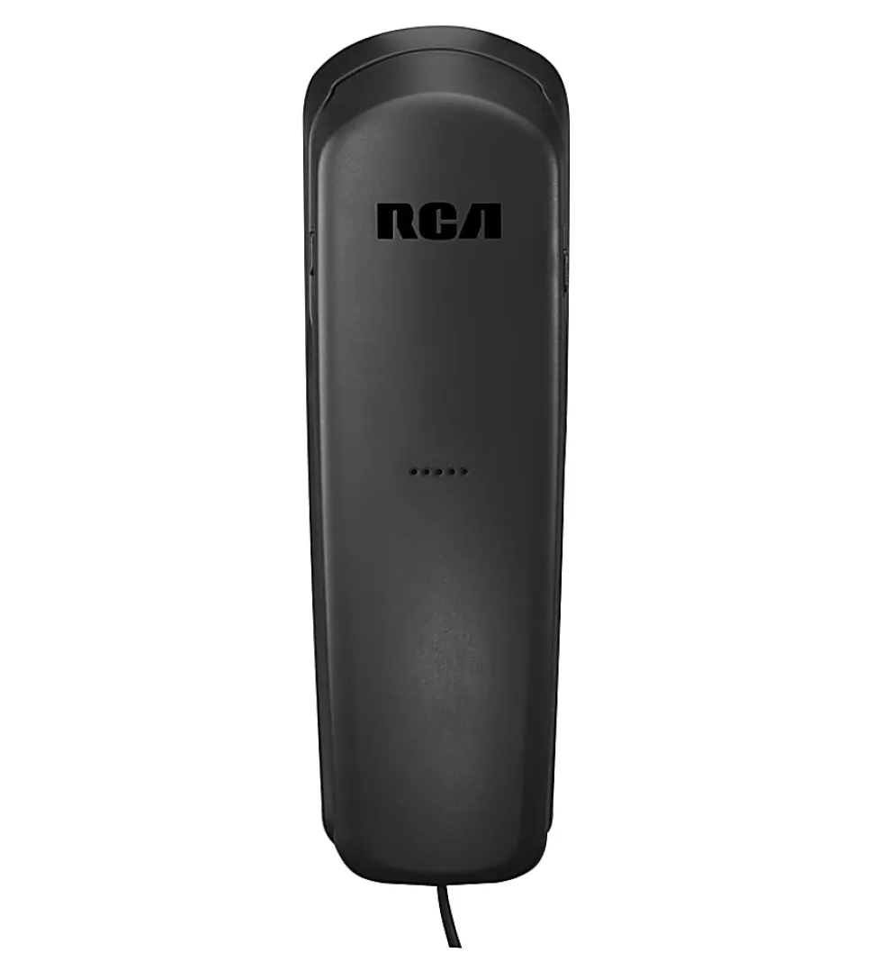 RCA Corded Slimline Telephone, Black