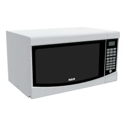 RCA Countertop Microwave Oven With Glass Turntable, 0.7 Cu. Ft., White