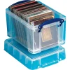 Really Useful Box® Plastic Storage Container, 3.0 Liters, Clear