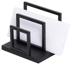 Realspace® Acadia Wood/Metal Letter Sorter, 6-1/4
