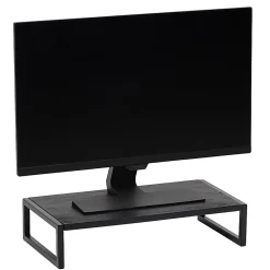Realspace® Acadia Wood/Metal Monitor Stand, 4-1/2