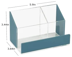 Realspace® Acrylic Desk Organizer, 3-7/16