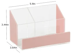 Realspace® Acrylic Desk Organizer, 3-7/16