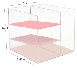 Realspace® Acrylic Slot Desk Organizer, 6