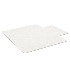 Realspace™ Advantage Commercial Pile Chair Mat with Lip, 36" x 48", Clear