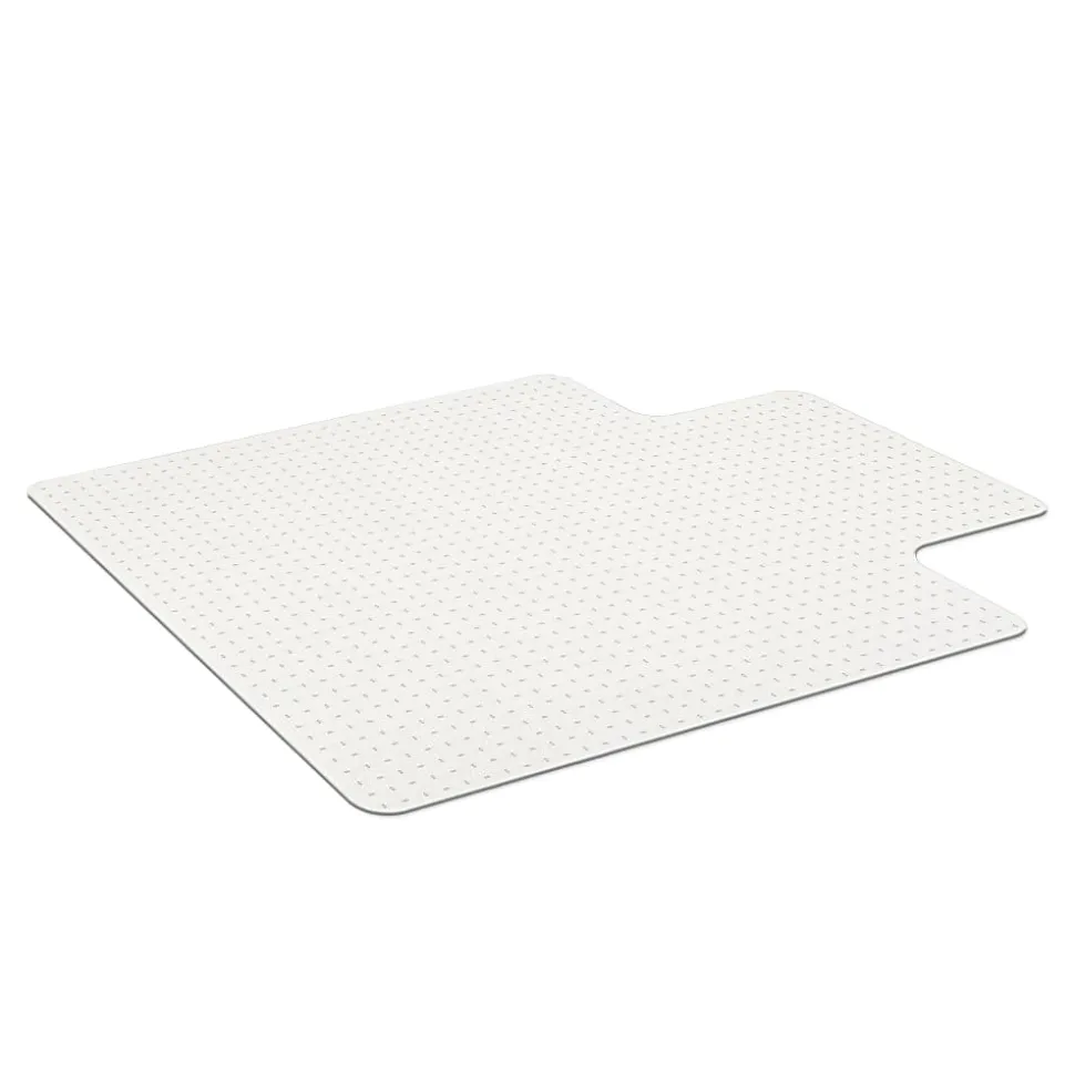 Realspace™ Advantage Commercial Pile Chair Mat with Lip, 36" x 48", Clear