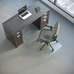 Realspace™ Advantage Commercial Pile Chair Mat with Lip, 36