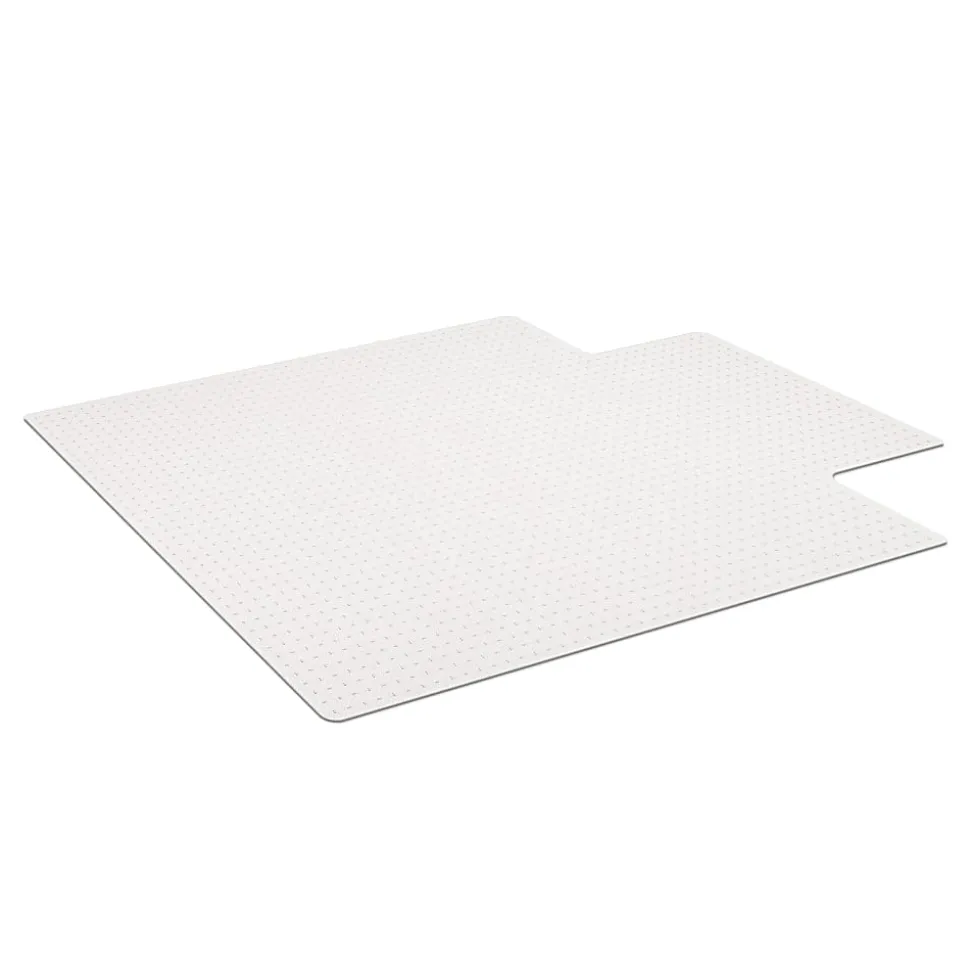 Realspace™ Advantage Commercial Pile Chair Mat, Wide Lip, 46" x 60", Clear