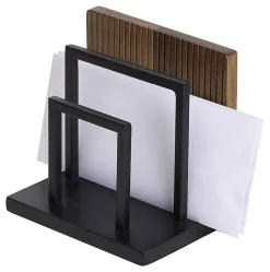 Realspace® Becker Wood/Metal Letter Sorter, 6-3/4