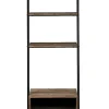 Realspace® Belling 73"H Leaning 3-Shelf Bookcase, Modern Oak