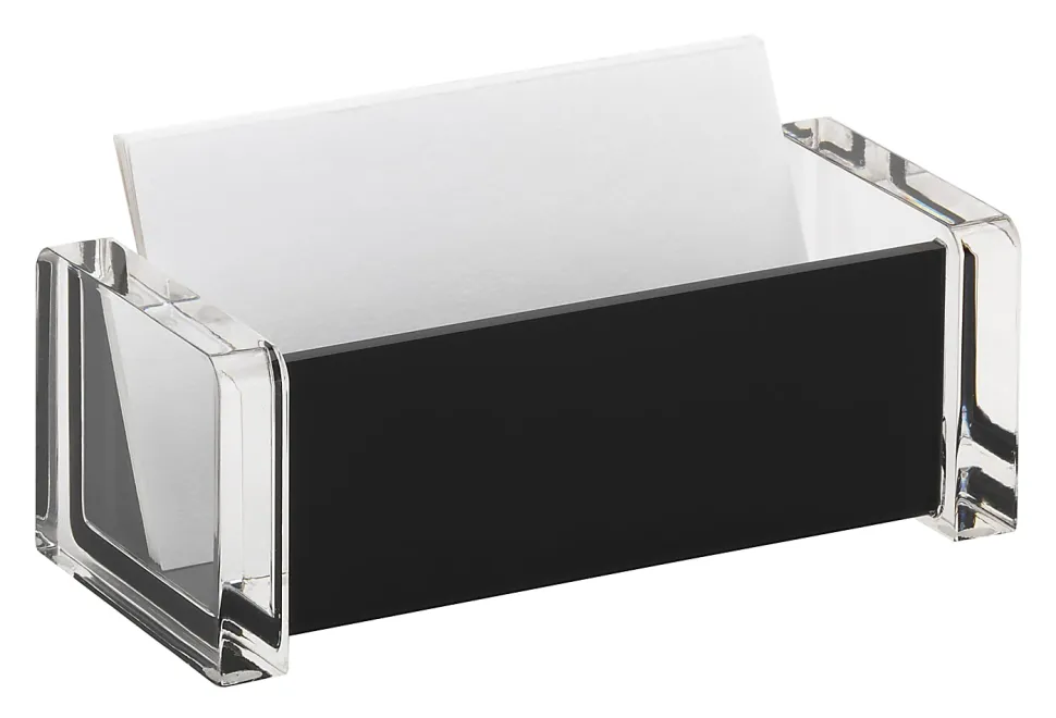 Realspace® Black Acrylic Business Card Holder